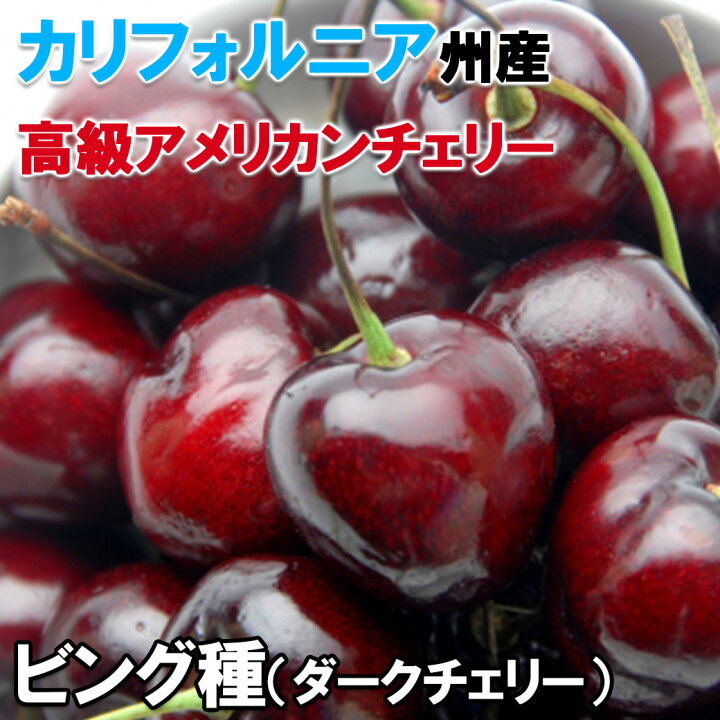 楽天市場】予約 アメリカンチェリー 2kg カリフォルニア州 ダーク 