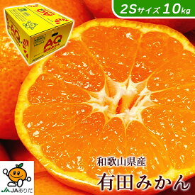 みかん 送料無料 小玉 有田 AQ 10Kg 和歌山県産 有田 みかん 秀品 2Sサイズ 10kg 送料無料 贈答用 ギフト みかん 10Kg 和歌山 有田みかん お歳暮 ギフト