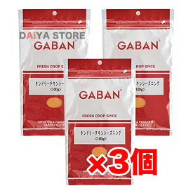 ギャバン GABAN タンドリーチキンシーズニング 100g ×3個＼着後レビューでプレゼント有！／