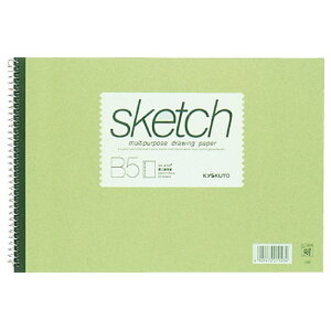 日本ノート(キョクトウ) B5スケッチブック (オリーブ) SK410