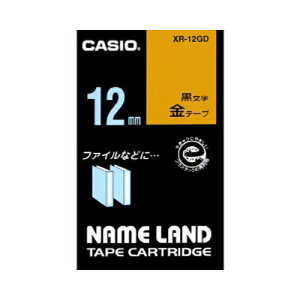 �J�V�I �l�[�������h�e�[�v12mm ���^������ XR-12GD
