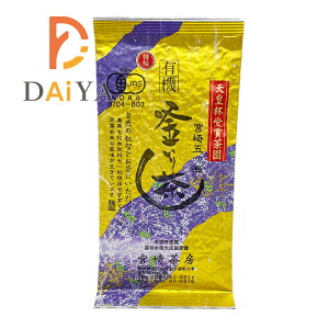 宮崎茶房 釜炒り茶 特選 緑茶90g 有機JAS認定×1個