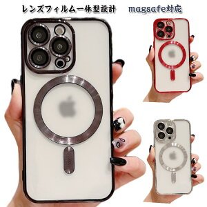 iphone17 Ή magsafe MagSafeΉ P[X Pro NA magsafe P[X bL iPhone16E P[X iPhone15 Max Jo[ Sʕی 17Air }OZ[t iphone14 13 P[X Yی Y܂ŃtJo[ ϏՌ 