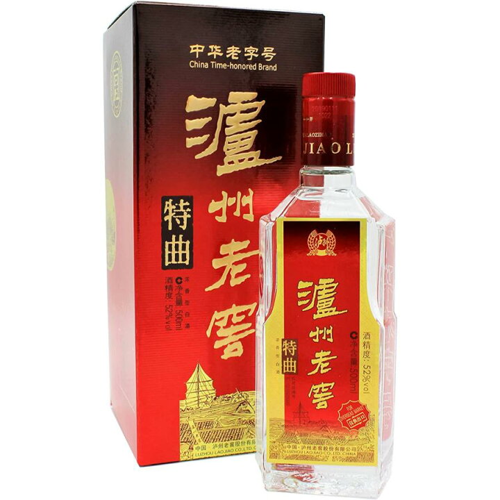 楽天市場】瀘州老窖 ろしゅうろうこう 特曲 濃香型白酒 52度 500ml 
