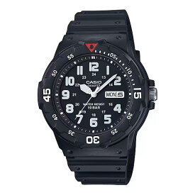 カシオ(CASIO) 腕時計 カシオコレクション スタンダード MRW-200HJ-1BJH 10気圧防水 スポーティデザイン メンズ ブラック