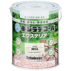 大阪ガスケミカル 水性キシラデコールエクステリア 0.7L ワイス #814　　　高耐久 防腐 防カビ 防虫 カンペハピオ　