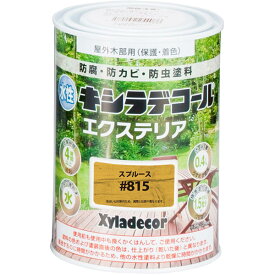 大阪ガスケミカル 水性キシラデコールエクステリア 0.4L スプルース #815　　　高耐久 防腐 防カビ 防虫 　　