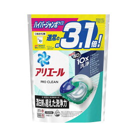 P&G アリエール プロクリーン ジェルボール つめかえ用 ハイパージャンボ 28個入り 　洗濯 すすぎ1回 抗菌 強洗浄 洗濯層のカビ防止