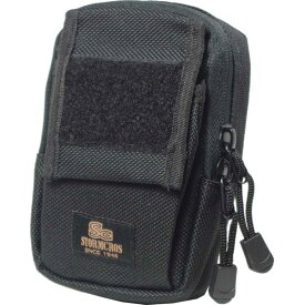 ストームクロス (STORMCROS) ウエストバッグ EDCポーチ BK ブラック スマホ収納 自衛隊 ミリタリー カモフラ サバゲ― MOLLE対応 1566