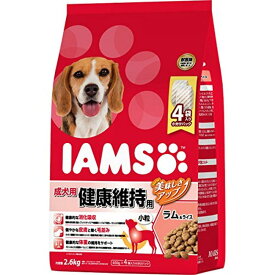 アイムス (IAMS) 成犬用 健康維持用 ラム&ライス 小粒 2.6kg (650g×4袋)　ドッグフード ドライフード 総合栄養食