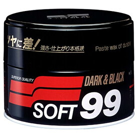 SOFT99 ( ソフト99 ) ワックス ニューソフト99 ダーク＆ブラック 固形 300g 00010
