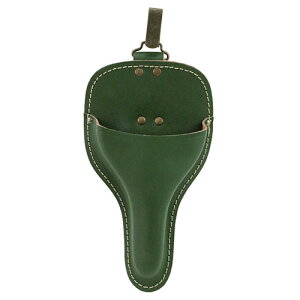 千吉 植木鋏皮サック olive/オリーブ 剪定鋏ケース 天然牛革 剪定ばさみ