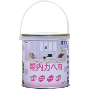 アサヒペン NEW水性インテリアカラー屋内カベ用 パステルグリーン 0.7L 屋内用 塗料 ペンキ