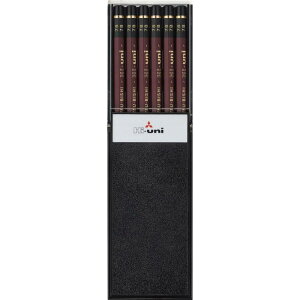 Hi-uni(ハイユニ) 鉛筆 7B 1ダース(12本) 三菱鉛筆 えんぴつ 黒 硬筆 書写 デッサン クロッキー スケッチ HU7B