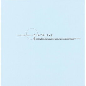 ナカバヤシ フエルアルバム Lサイズ フォトライブ ブルー LPF-1002-B 思い出 アルバム 作成 オリジナル 写真 保存 シンプル