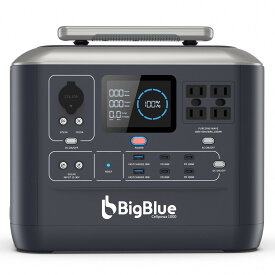 【10台限定】Bigblue リン酸鉄 ポータブル電源 Cellpowa1000 1075Wh 336000mAh 1000W CP1000 パススルー 非常用バッテリー 停電 家庭用 小型 コンパクト 軽量