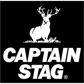 キャプテンスタッグ CS デザインステッカー ロゴ・スクエア 70×70mm UM-1590 ロゴステッカー CAPTAIN STAG シール アウトドア