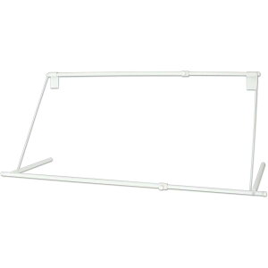 平安伸銅工業 SPLUCE 伸縮式 エアコンハンガー ホワイト 幅80~109cm 耐荷重5kg ACH-2 物干し ハンガー 折りたたみ エアコン 乾燥