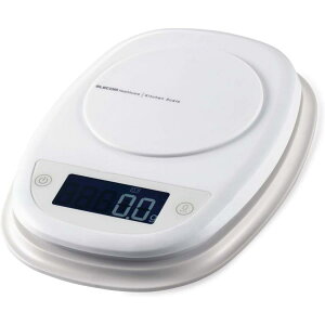 �G���R�� �L�b�`���X�P�[�� �o�b�N���C�g�t�� �z���C�g �� HCS-KS01WH �ő�2kg �ŏ��\��0.1g �V���v�� ���₷�� �R���p�N�g 0�\��