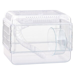 GEX(ジェックス) クリアフロント30 クリスタル ドワーフハムスター用 ケージ クリア ガラス コード穴付