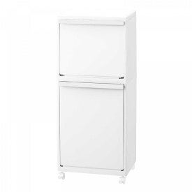 天馬 ホワイトラッシュ 多段分別ペール 40L(浅引出し15L+深引出し25L) WR-3521　分別 ゴミ入れ ごみ箱 キッチン 収納