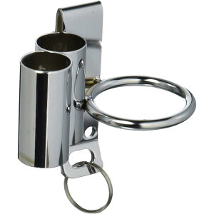 カクイ 工具ホルダー 細巾タイプ クリップ式 ハンマー・シノ・バール差し No.3-2P-C 工具の収納 工具差し 腰