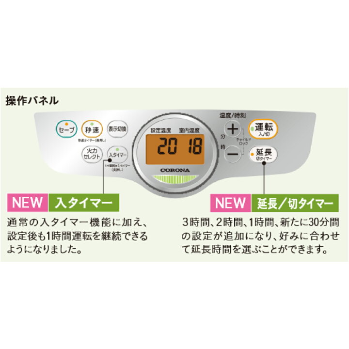 楽天市場】【在庫有・即納】コロナ CORONA 石油ファンヒーター FH 