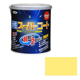 アサヒペン 水性スーパーコート クリーム 1.6L