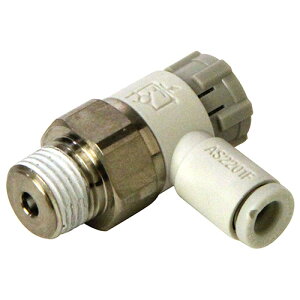 SK11 �X�s�[�h�R���g���[�� �G���{�^�C�v 4mm�z�[�X�p R1/8 AS2201F-01-04SA �����^�b�`�ǌp��