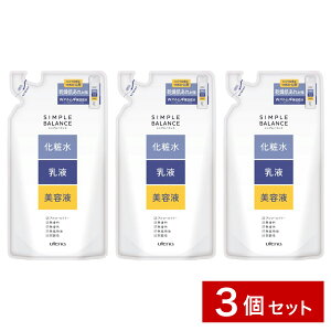 【まとめ買い】ウテナ シンプルバランス ハトムギローション(つめかえ用) 200ml×3個 詰替え 詰め替え 化粧水 乳液 美容液 無香料 無着色