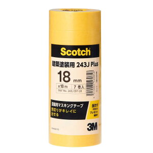 X[G 3M XRb` zhp }XLOe[v 18mm×18m 7 243J Plus F CG[ zp Scotch }XLO