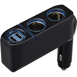 ZC SEIWA 2DC+2USB_CNg\Pbg F276 ubN ő72W USB2.4A \Pbg 2\Pbg _CNgvO USB|[g ԍڗpd