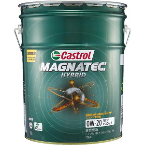 JXg[ GWIC MAGNATEC HYBRID 0W-20 API SP 20L4փK\Ԑp S Castrol}OiebN