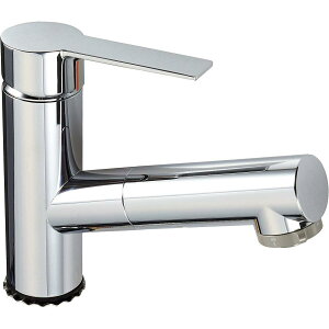 【在庫有・即納】【訳あり品】SANEI 洗面用 シングルスプレー混合栓 洗髪用 レバー 引き出しホース 寒冷地 K37531JK-13
