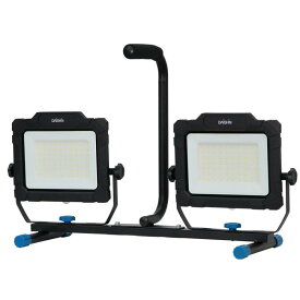 DAISHIN 大進 コンセント式LED薄型投光器 50W×2灯 10000ルーメン 三脚付 DFL-A50W LED投光器 ACコンセント式 作業灯 工具