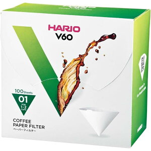HARIO nI V60py[p[tB^[ M 100 VCF-01-100WK 1-2tp zCg R[q[ hbv |AI[o[