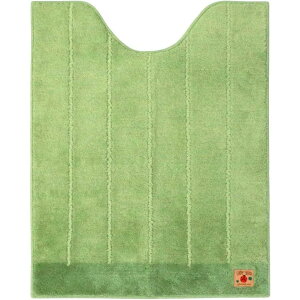 ヨコズナクリエーション シャンフル トイレマット 胴長トイレマット ロング グリーン 約75×60cm