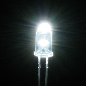 �C�[�P�C�W���p�� �G���L�b�g ELEKIT LK-3WH �����P�xLED(���F�E3mm) �H�� ���� �p�[�c