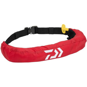 【在庫有・即納】 ダイワ (Daiwa) DF-2724 レッド フリーサイズ インフレータブルライフジャケット 自動 手動膨脹式 釣り フローティングベスト Aタイプ