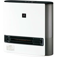 シャープ 加湿 セラミックヒーター HX-TK12-W 足元ロング温風 プラズマクラスター フィルター自動洗浄 加…