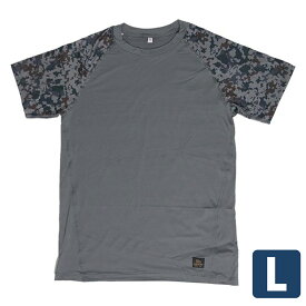 【在庫有・即納】 ストームクロス (STORMCROS) 半袖クルーネックシャツ 空自迷彩 Lサイズ 40710-KD Tシャツ ミリタリー 自衛隊 空デジ カモフラ