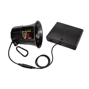 EIGER TOOL アイガーツール 熊鈴ホーン 電池BOX付 EDBL-HODB 猛犬 リアル 吠え声 軽量 コンパクト クマ イノシシ 単三 電池 6本