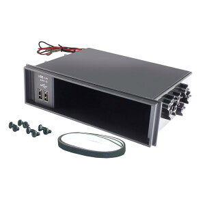 �Ɖ����b�N DIN BOX USB�d�� 2.4A VPD12 USB�|�[�g2�� �u���[LED�Ɩ��t