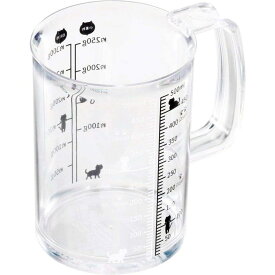 貝印 KAI ねこ の 計量カップ 500ml Nyammy ニャミー DH2728 調味料が見やすい2色目盛り
