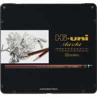 【在庫有】三菱鉛筆 Hi-uni Art Set(ハイユニ アートセット) 22本入 HUAS　10H～10Bまでの全22硬度 六角…