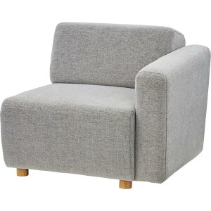 【I】東谷 Azumaya キューブ 片肘ソファ 向かって右肘グレー SS-118GYD 新生活 おしゃれ 模様替え 映え【代引不可/北海道・沖縄・離島不可】