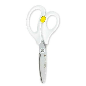 プラス PLUS フィットカットカーブ SC-145AW ホワイト 料理はさみ ひとくちカット 子ども向け ハサミ