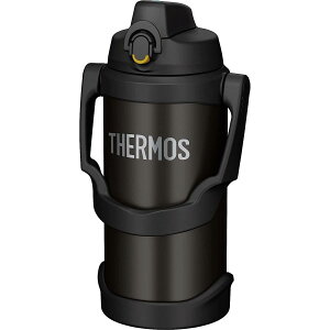 サーモス THERMOS 水筒 真空断熱 スポーツジャグ 2L ブラック FJQ-2000 BK スポーツドリンク対応 大容量 ワンタッチ 保冷専用