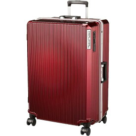 A.L.I スーツケース ハードキャリー TRIPLAYER 56L ワイン ALI505028WN TSAロック 洗える 8～9泊 アルミフレーム