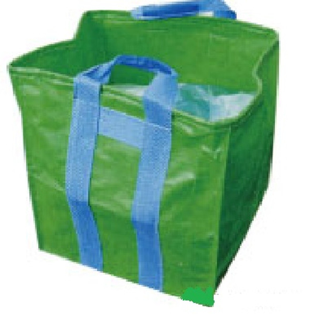 高質高質自立万能袋 ユーズフルバック Mサイズ (容量約180L ワイヤーなし) [自立型 ゴミ袋 ごみ袋] 約W55xD55xH60 農業資材 